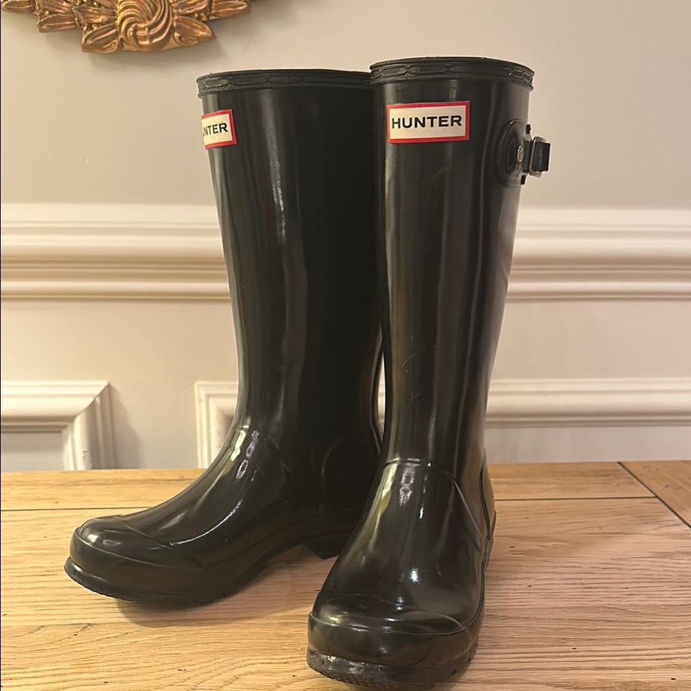 Hunter Black Rain Boots